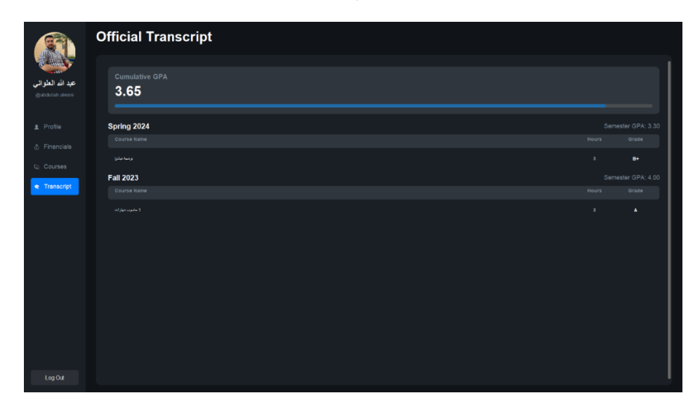 محاكاة وتصميم هوائيات لإدارة تسجيل الطالب الكترونياً في الجامعة الوطنية الخاصة